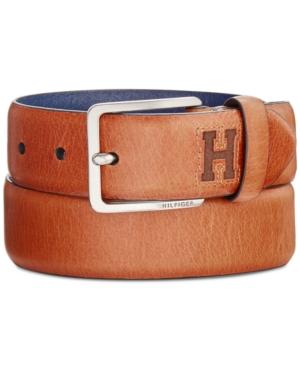 Tommy Hilfiger Men's Logo Dress Belt