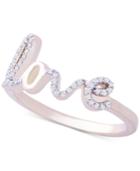 Wrapped Diamond Love Ring (1/6 Ct. T.w.) In 14k Gold, Created For Macy's