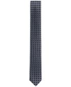 Boss Men's Slim Embroidered Repp Silk Tie