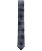 Boss Men's Slim Embroidered Repp Silk Tie