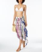 I.n.c. Dye-wash Striped Tassel Wrap & Cover-up, Created For Macy's