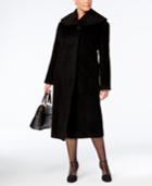 Jones New York Plus Size Textured Maxi Walker Coat