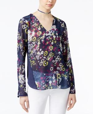 Rachel Rachel Roy Printed V-neck Blouse