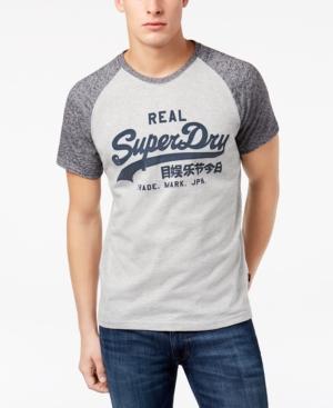 Superdry Men's Vintage Logo-print Raglan-sleeve T-shirt