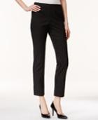 Charter Club Petite Printed Slim-leg Ankle Pants, Only At Macy's
