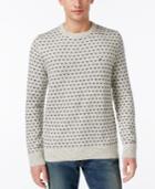 Tommy Hilfiger Men's Geometric Crew-neck Sweater