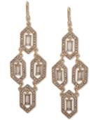 Ivanka Trump Gold-tone Stone & Crystal Chandelier Earrings