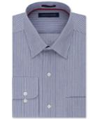 Tommy Hilfiger Men's Big And Tall Classic Fit Non-iron Stripe Dress Shirt