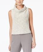 Eileen Fisher Funnel-neck Cropped Top