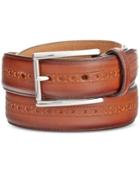 Cole Haan Men's Leather Wing-tip Belt