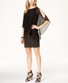 Xscape Chiffon Sleeveless Blouson Dress