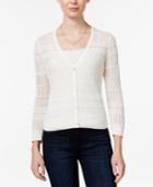 Maison Jules Open-knit Cardigan, Only At Macy's