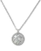 Effy Diamond Round Pendant Necklace (1/5 Ct. T.w.) In 14k White Gold