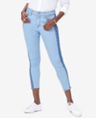 Nydj Ami Two-tone Tummy-control Skinny Jeans