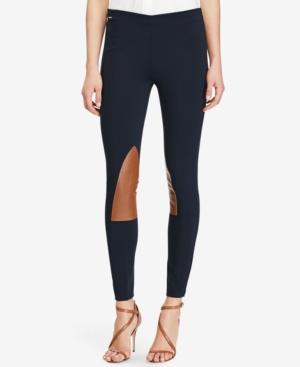 Polo Ralph Lauren Leather-patch Leggings