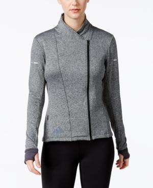 Adidas Wrap Asymmetrical-zip Climaheat Jacket