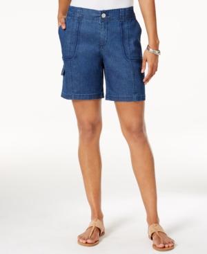 Style & Co Petite Cargo Bermuda Shorts, Only At Macy's