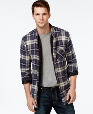 Rusty Strand Plaid Shirt Jacket