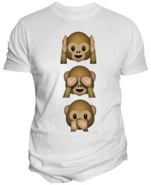 Changes Men's Stacked Monkeys Graphic-print T-shirt