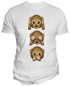 Changes Men's Stacked Monkeys Graphic-print T-shirt