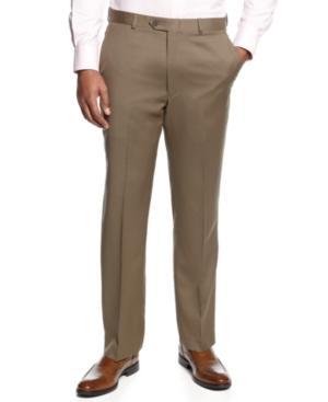 Lauren By Ralph Lauren Pants, Tan Flat Front
