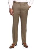 Lauren By Ralph Lauren Pants, Tan Flat Front