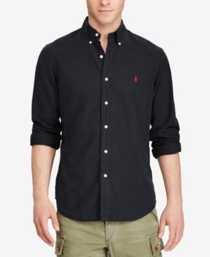 Polo Ralph Lauren Men's Slim-fit Garment-dyed Oxford Shirt