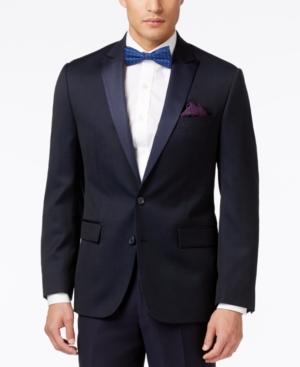 Ryan Seacrest Distinction Men's Blue Dot Slim-fit Sport Coat, Only At Macy's