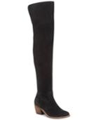 Lucky Brand Women's Khlonn Block-heel Over-the-knee Boots Women's Shoes