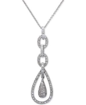 Pave Classica By Effy Diamond Pendant Necklace (3/8 Ct. T.w.) In 14k White Gold