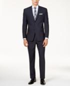 Marc New York By Andrew Marc Men's Classic-fit Windowpane Stretch Suit