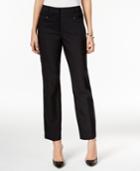 Jm Collection Straight-leg Ankle Pants, Only At Macy's