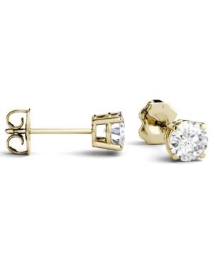 Moissanite Stud Earrings (1 Ct. T.w. Diamond Equivalent) In 14k White Or Yellow Gold