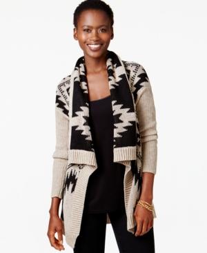 Jpr Draped Jacquard Cardigan