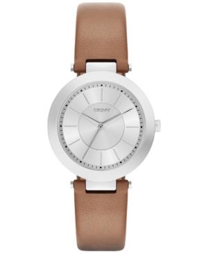 Dkny Women's Stanhope Brown Leather Strap Watch 36mm Ny2293