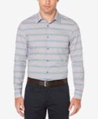 Perry Ellis Men's Classic-fit Striped Shirt