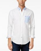 Tommy Hilfiger New England Men's Colorblocked Long-sleeve Shirt