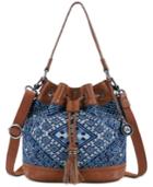 The Sak Ukiah Leather Drawstring Bag