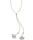 I.n.c. Gold-tone Crystal Petal Lariat Necklace, 20 + 3 Extender, Created For Macy's