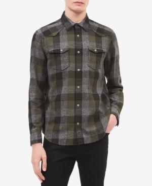 Calvin Klein Jeans Men's Buffalo Plaid Shirt