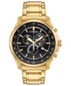Citizen Eco-drive Men's Gold-tone Stainless Steel Bracelet Watch 44mm, A Macy's Exclusive Style