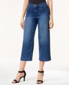 Style & Co. Angel Wash Culotte Jeans, Only At Macy's