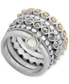 Lucky Brand Two-tone Multi-row Stack-look Ring