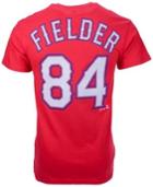 Majestic Men's Prince Fielder Texas Rangers Official Player T-shirt