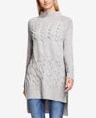 Vince Camuto High-low Cable-knit Sweater