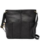 Fossil Lane North South Small Leather Crossbody