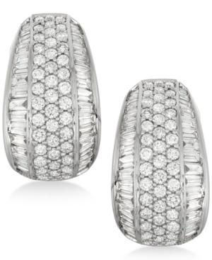 Diamond Curve Drop Earrings (2-1/4 Ct. T.w.) In 14k White Gold