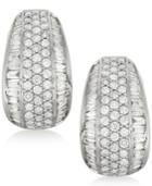 Diamond Curve Drop Earrings (2-1/4 Ct. T.w.) In 14k White Gold
