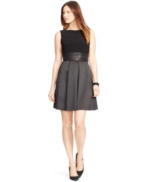 American Living Sequined Taffeta Dress