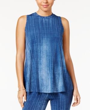 Bcx Juniors' Denim-look Tank Top
